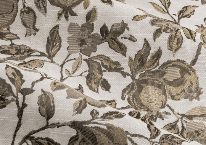 Pomegranate Pencil Pleat, Natural - Ready Made Curtains - Image 4